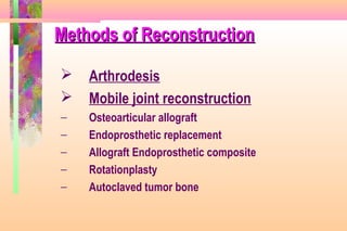 Limb salvage of lower extremity | PPT