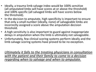 Limb salvage vs amputation final | PPTX