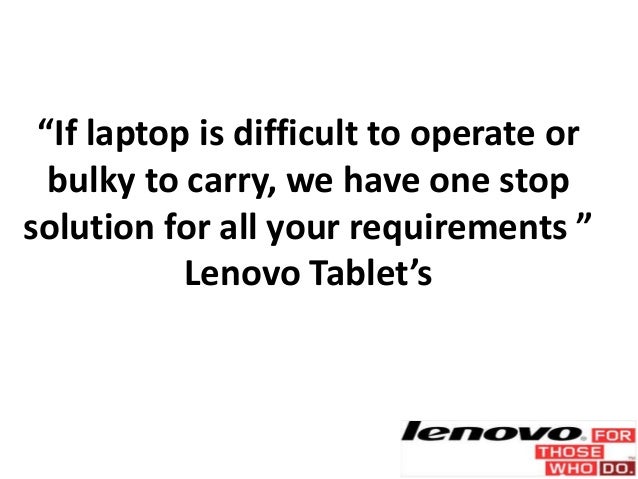 Lenovo case study