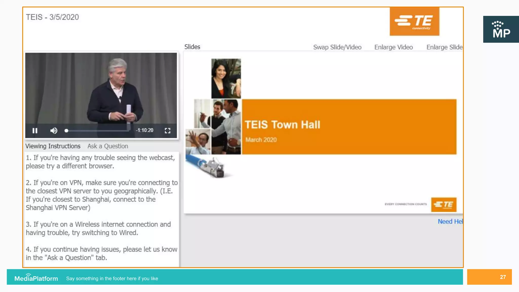 Say something in the footer here if you like 27
 