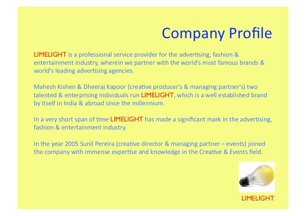 Limelight Company Profile