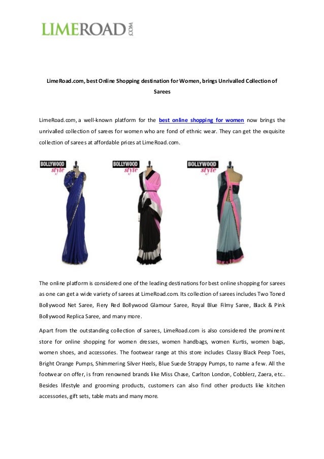 lime road online shopping saree