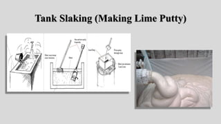 Tank Slaking (Making Lime Putty)
 