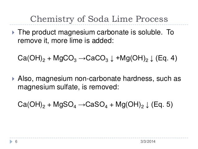 What is the chemical formula for soda lime?