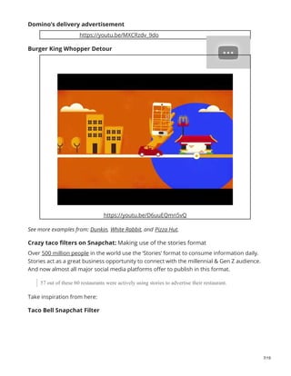 Restaurant Advertisement Examples: 500+ Restaurant Ads Analysed | PDF