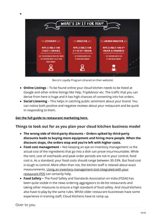 The 6 Cloud Kitchen Business Models and How They Work | PDF