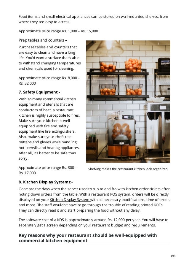 Buy Commercial Kitchen Equipment For Your Restaurant A Comprehensive