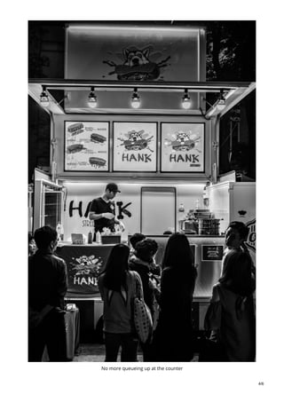 No more queueing up at the counter
4/6
 