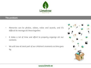 Limetree (€30K investment) Initial VC Raising Pitch Deck 