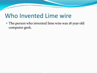 Lime wire