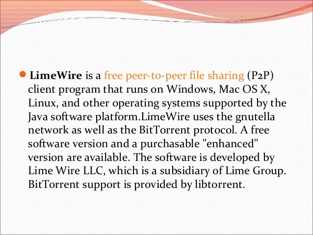 Limewire Download For Mac Os X Limewire Download For Mac Os X