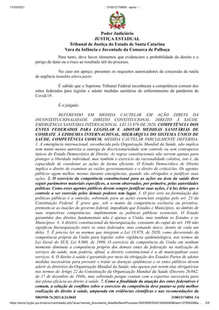 Palhoça: liminar suspende decreto que inverteu ordem de prioridade e desconsiderou a lei estadual que estabelece a educaçã...
