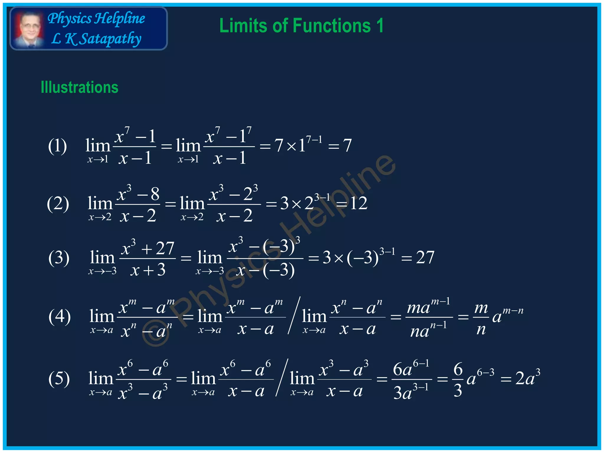 Limits of Functions 1 | PPT