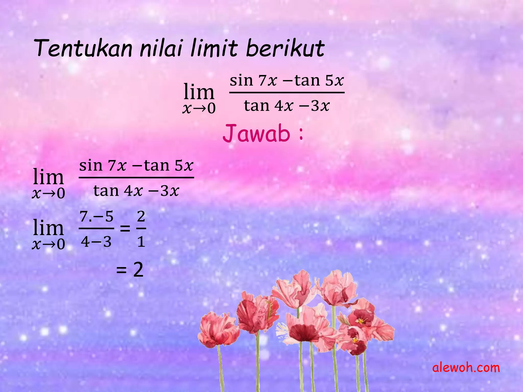 TUGAS LATIHAN MATERI LIMIT KELAS 11 IPA 6 PPT tugas-latihan-materi-limit-kelas-11-ipa-6-ppt