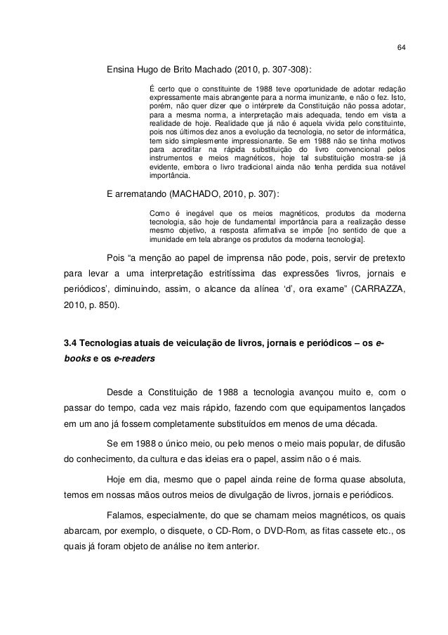 Limitações constitucionais ao poder de tributar