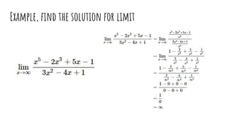 Limit at infinity algebra | PDF