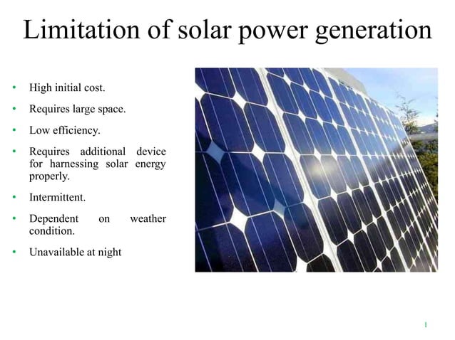 Limitation of solar power generation.pptx