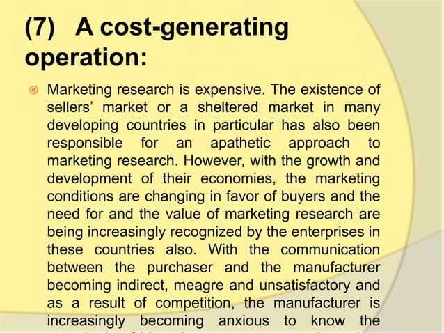 Limitations Of Marketing Research