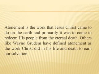 Limited atonement powerpoint (1) | PPT