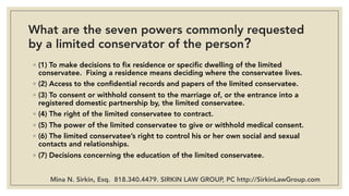 Limited conservatorship Guide California | PDF