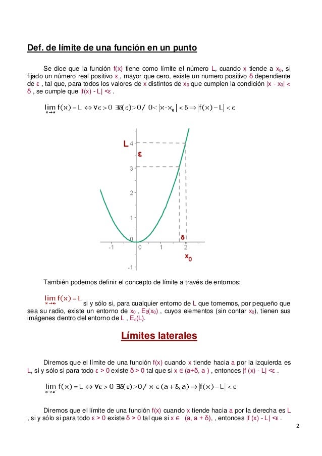 Limite de una funcion