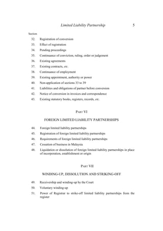 Limited Liability Partnership Act 2012 | PDF