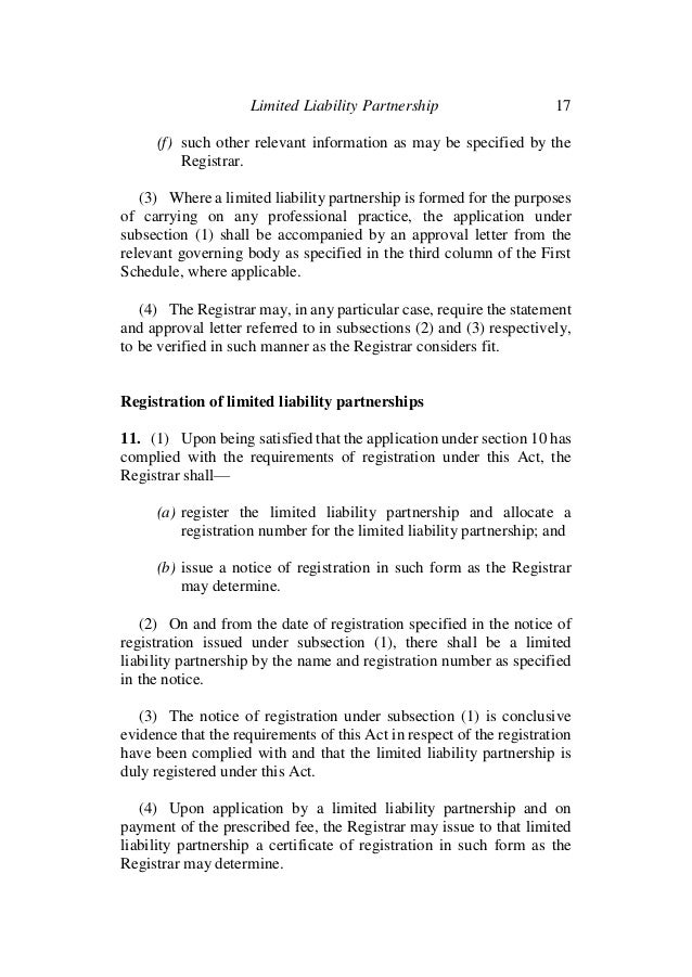 Limited Liability Partnership Act 2012