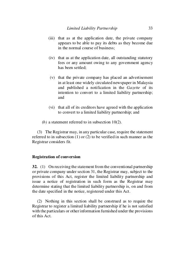 Limited Liability Partnership Act 2012