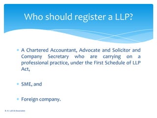 Limited liability partnership (LLP) | PPTX