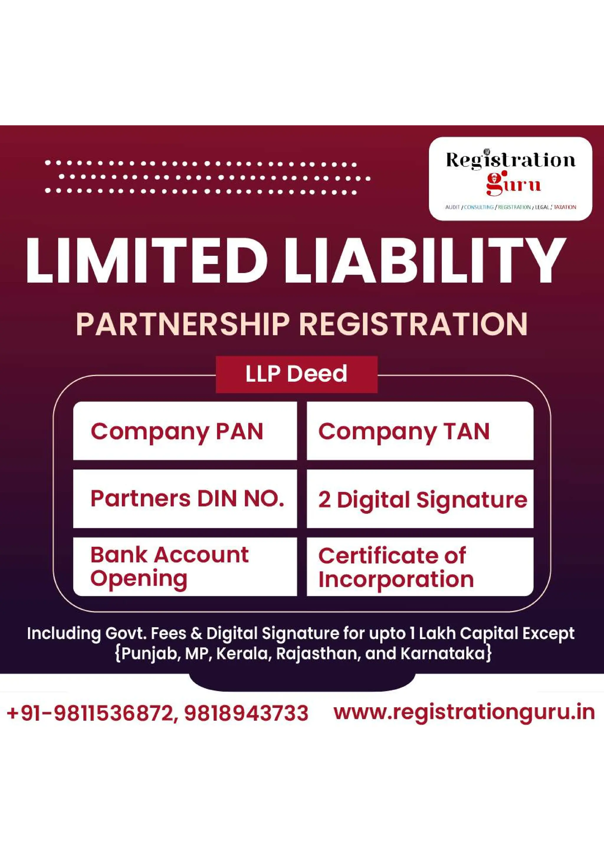 Limited Liability Partnership Registration