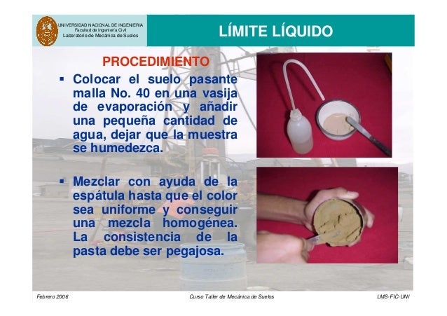 Limite liquido y plastico ppt