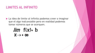 Limites al infinito | PPTX