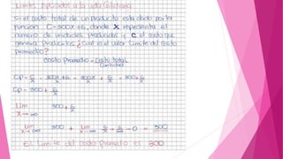 Limites al infinito | PPTX