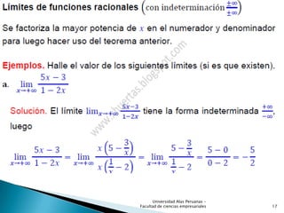 17
Universidad Alas Peruanas -
Facultad de ciencias empresariales
 