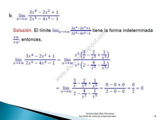 18
Universidad Alas Peruanas -
Facultad de ciencias empresariales
 