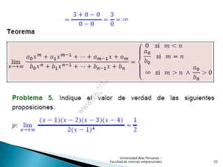 20
Universidad Alas Peruanas -
Facultad de ciencias empresariales
 