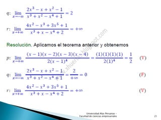 21
Universidad Alas Peruanas -
Facultad de ciencias empresariales
 