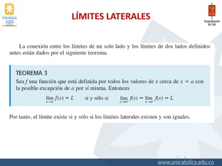 LÍMITES LATERALES
7
 