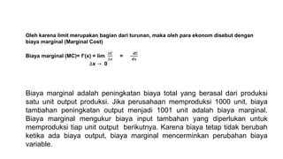 LIMIT FUNGSI EKONOMI matematika ekonomi.pptx