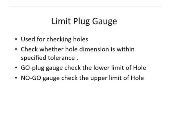 gauges, Metrology, Types of gauges | PPTX