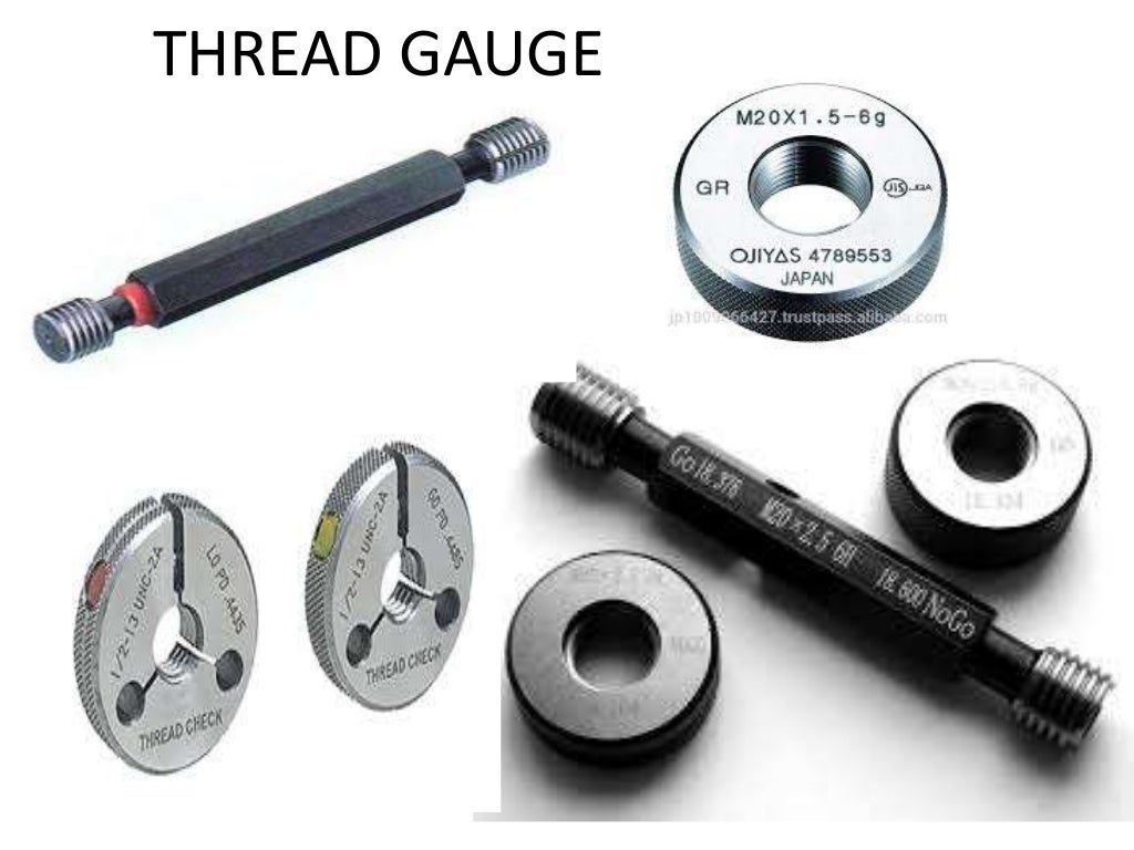 gauges, Metrology, Types of gauges
