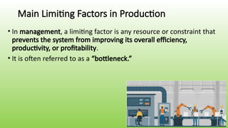 Limiting Factors, bottleneck explanation | PPTX