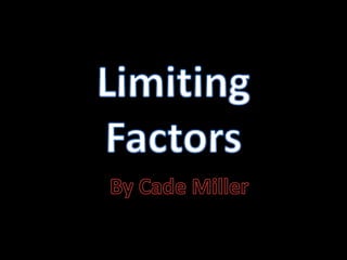 Limiting factors