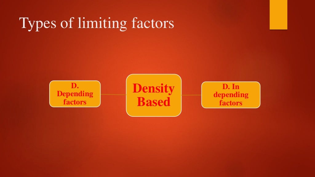 Limiting factors