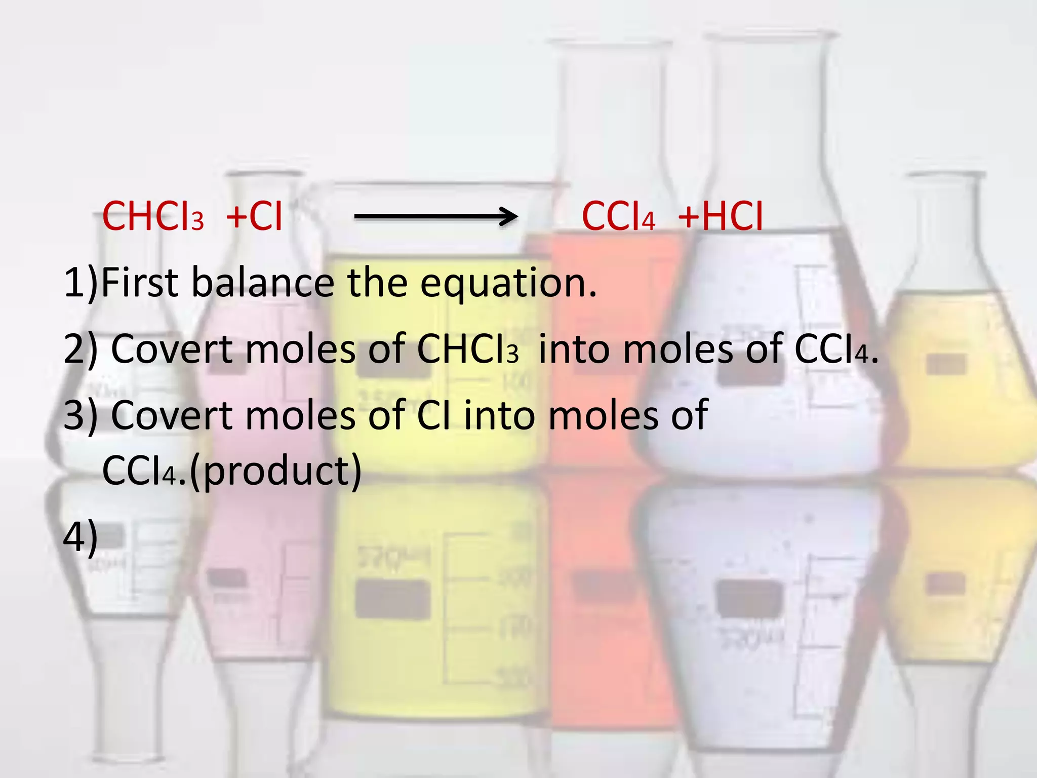Limiting reactant and excess reactant | PPTX