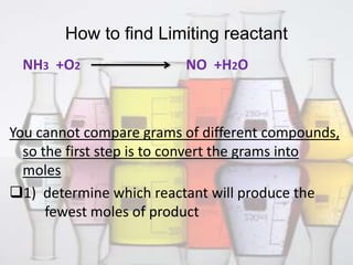 Limiting reactant and excess reactant | PPTX