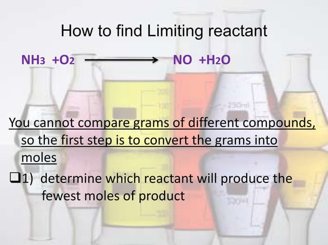 Limiting reactant and excess reactant | PPTX | Chemistry | Science