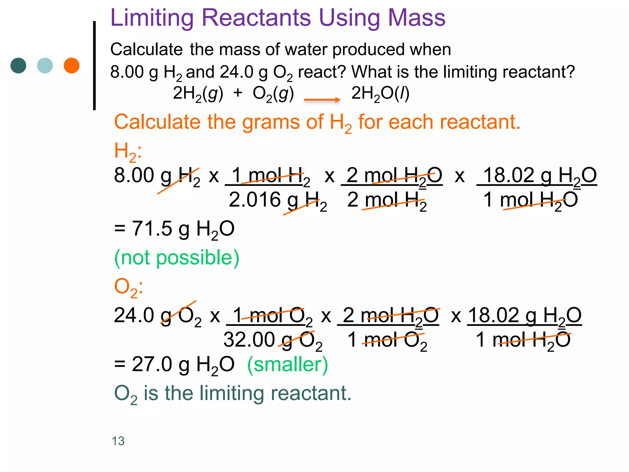 Limiting Reactants.pptx | Chemistry | Science