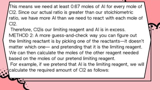 Limiting reactants Module 10.powerpointxxxxx