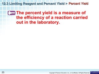 Limiting Reagents and Percent Yield | PPT